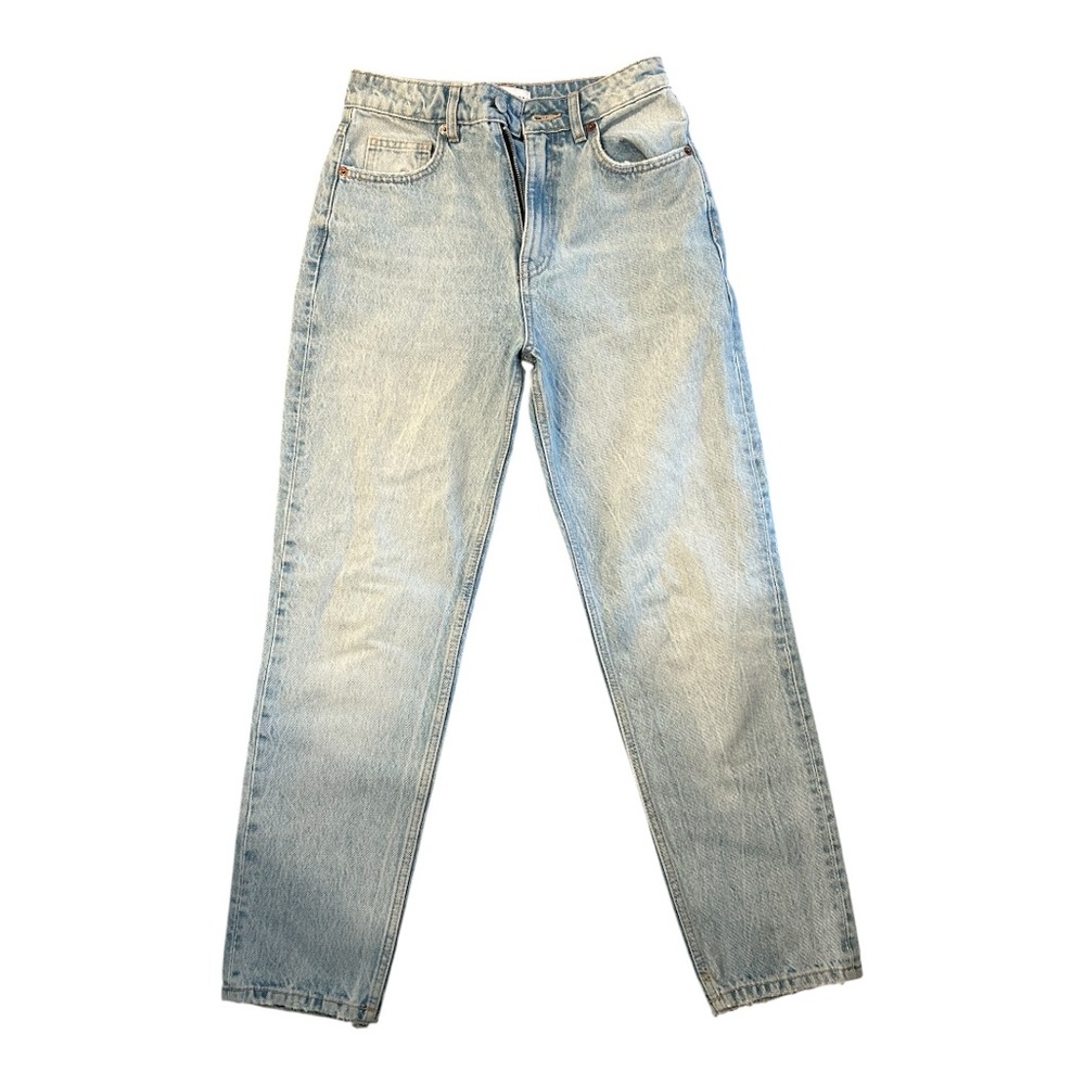 ZARA Mom Fit Jeans‎ Ankle Size 4 Light Wash
